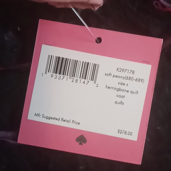 Nwt kate spade coat quilt - Picture 7 of 7